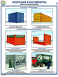 ПС51 Морские контейнеры (виды, назначение, технические характеристики) (пластик, А2, 2 листа) - Плакаты - Безопасность труда - магазин "Охрана труда и Техника безопасности"